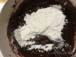 gâteau au chocolat et pépites de chocolat au micro-onde  1