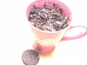 Mug cake Oreo(R) et chocolat au lait 