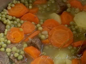 Rata aux carottes, petits pois et pommes de terre au boeuf 2