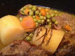 Rata aux carottes, petits pois et pommes de terre au boeuf 4