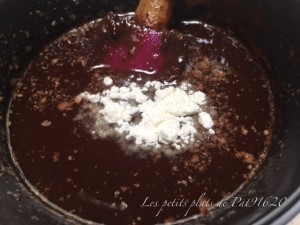 Moelleux au chocolat express farine