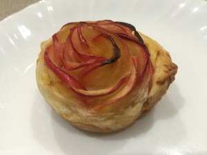 rose de pommes feuilletées