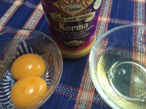Omelette semi soufflée Korma