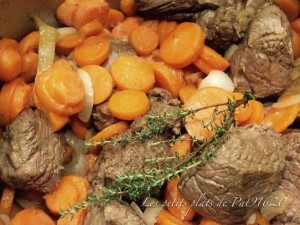 Rata aux carottes, petits pois et pommes de terre au boeuf 5