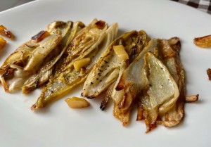 Endives Caramélisées aux pommes (recette facile douce sans sucre)